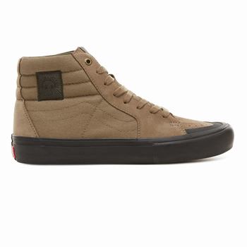 Panske Kotnikove Tenisky Vans Dakota Roche Sk8-Hi Pro Zelene/Čierne VA93BHYDK